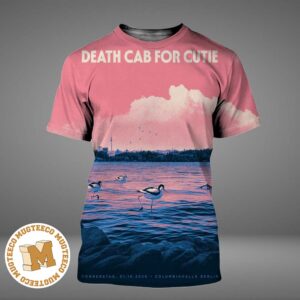 Death Cab For Cutie Berlin DE 2026 Event Poster At Columbiahalle On October 1 2026 All Over Print Shirt