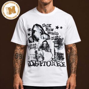 Deftones Sick New World Fort Worth TX 2026 On October 24 2026 Merch Tee Unisex White T-Shirt