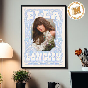 Ella Langley The Dandelion Tour Des Moines IA 2026 Event Poster At Casey’s Center On October 29 2026 Home Decor Poster Canvas