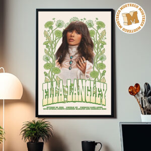 Ella Langley The Dandelion Tour Lincoln NE 2026 Event Poster At Pinnacle Bank Arena On October 30 2026 Home Decor Poster Canvas