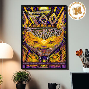 Foo Fighters Uncasville CT 2026 Even Poster At Mohegan Sun Arena On October 4 2026 Home Decor Poster Canvas