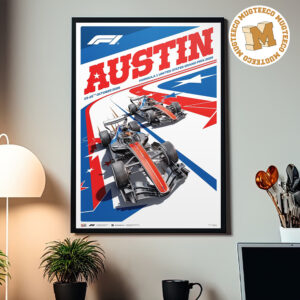 Formula 1 Merchandise Austin Grand Prix 2026 Home Decor Poster Canvas