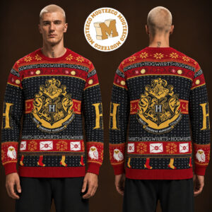 Harry Potter Hogwarts Christmas Jumper Ugly Chrismas Sweater