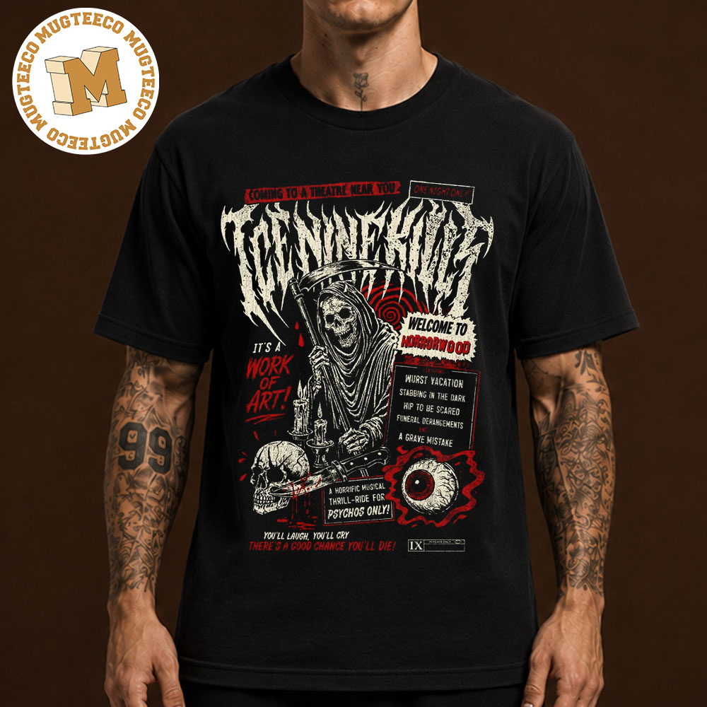 Ice Nine Kills Exclusive Tee Now Slaying Unisex Black T-Shirt Ice Nine Kills Exclusive Tee Now Slaying Unisex Black T-Shirt