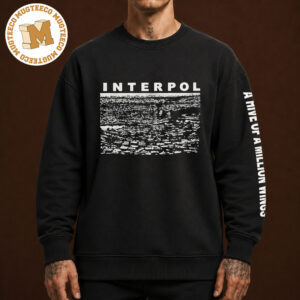 Interpol North American Tour 2026 A Hive Of A Million Wings Unisex Long Sleeve Shirt