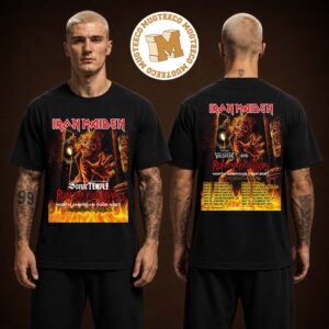 Iron Maiden Run For Your Lives North American Tour 2027 Merch Two Sided Unisex T-Shirt