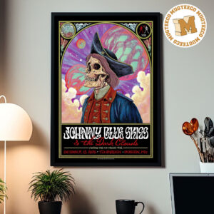 Johnny Blue Skies And The Dark Clouds Boston MA 2026 Event Poster At TD Garden On October 13 2026 Home Decor Poster Canvas