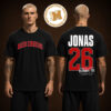 Jonas Brothers Burning Up All Over Again Rosemont IL City On October 22 2026 Two Sided Unisex T-Shirt
