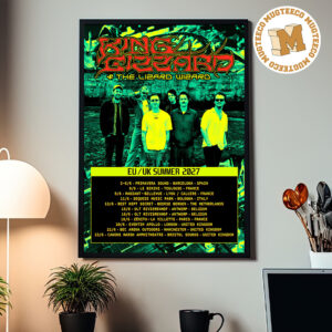 King Gizzard And The Lizard Wizard Summer EU And UK Tour 2027 Home Decor Poster Canvas