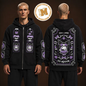 Kuromi’s Mischief Mansion To Spook Two Sided Unisex Hoodie Shirt