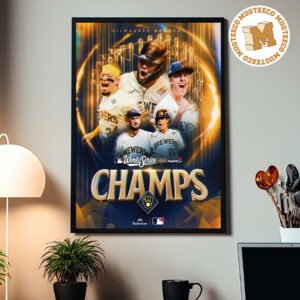MLB Milwaukee Brewers The Champions 2026 World Series Home Decor Poster Canvas