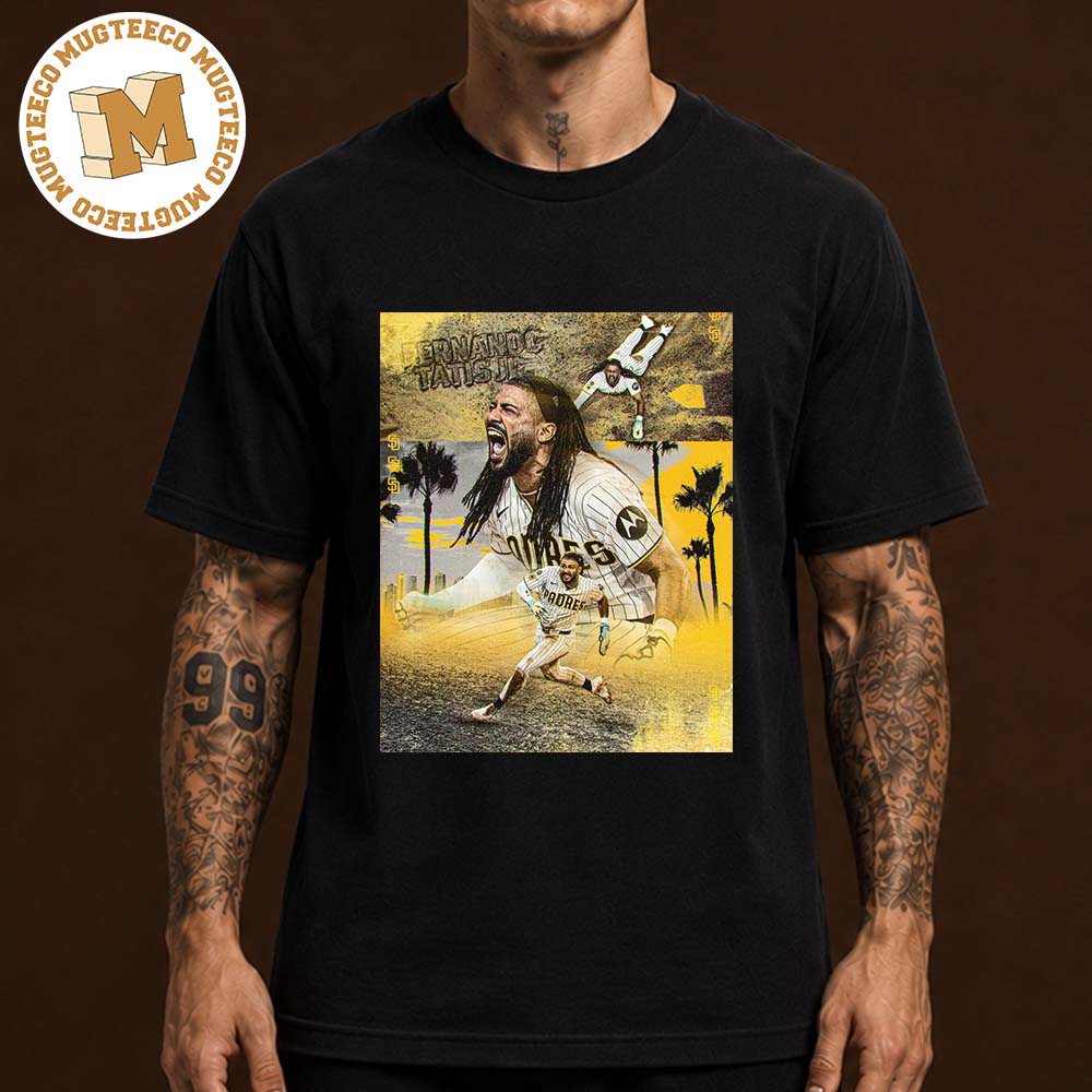 MLB San Diego Padres Fernando Tatís Got Real Creative On The Bases In The Wild Card Series Unisex T-Shirt MLB San Diego Padres Fernando Tatís Got Real Creative On The Bases In The Wild Card Series Unisex T-Shirt