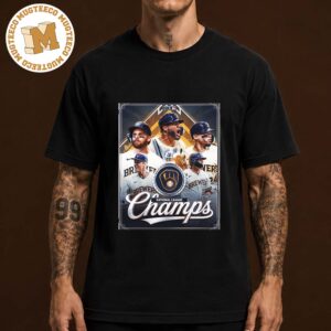 MLB The Milwaukee Brewers Sweep Their Way To The NL Pennant Unisex T-Shirt