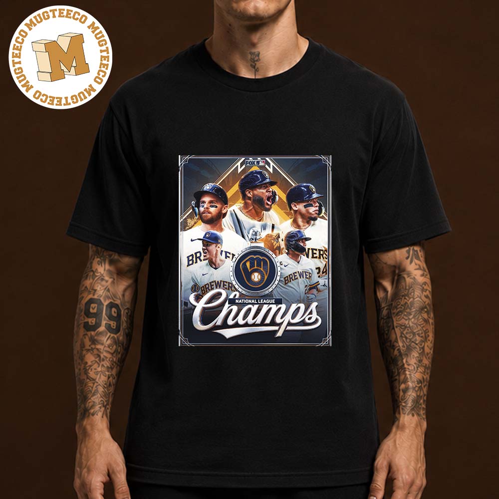 MLB The Milwaukee Brewers Sweep Their Way To The NL Pennant Unisex T-Shirt MLB The Milwaukee Brewers Sweep Their Way To The NL Pennant Unisex T-Shirt