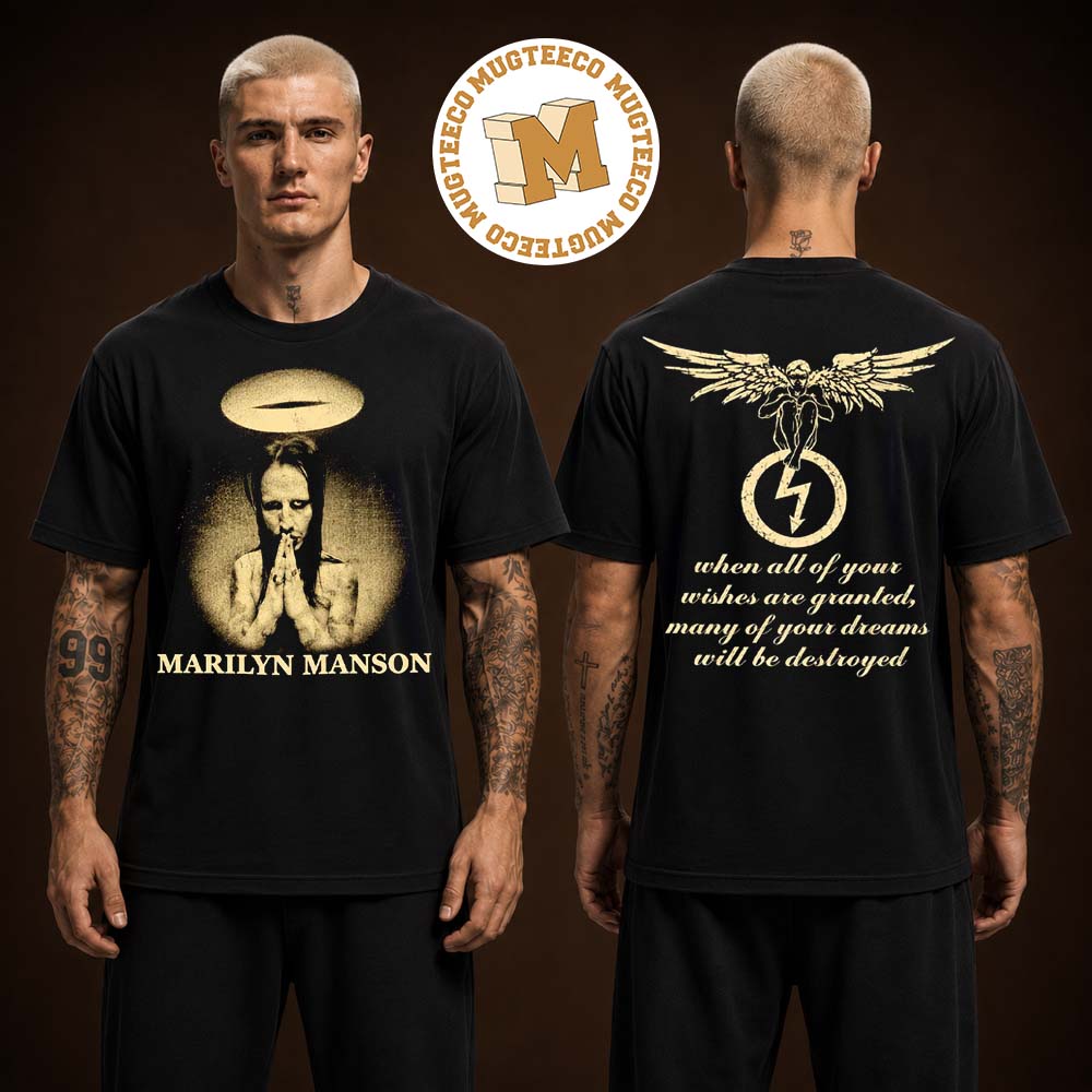 Marilyn Manson Antichrist Superstar 30th Anniversary 2026 Merch When All Of Your Wishes Are Granted Unisex T-Shirt Marilyn Manson Antichrist Superstar 30th Anniversary 2026 Merch When All Of Your Wishes Are Granted Unisex T-Shirt