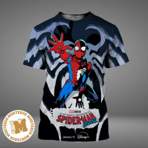 Marvel Animation Disney+ Spider-Man Season 2 Tour Friendly Neighborhood Movie Poster On January 13 2027 All Over Print Shirt