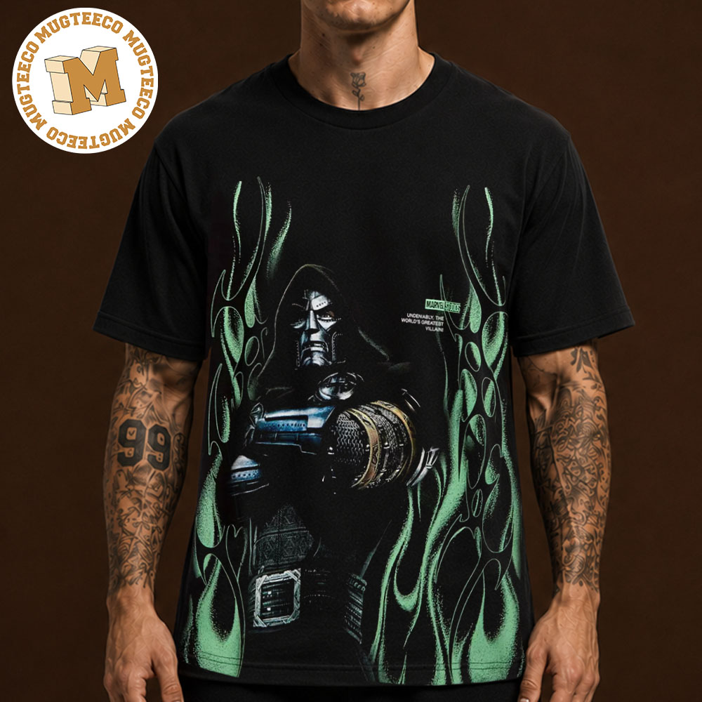 Marvel Exclusive Tee Doctor Doom Flame Unisex T-Shirt Marvel Exclusive Tee Doctor Doom Flame Unisex T-Shirt