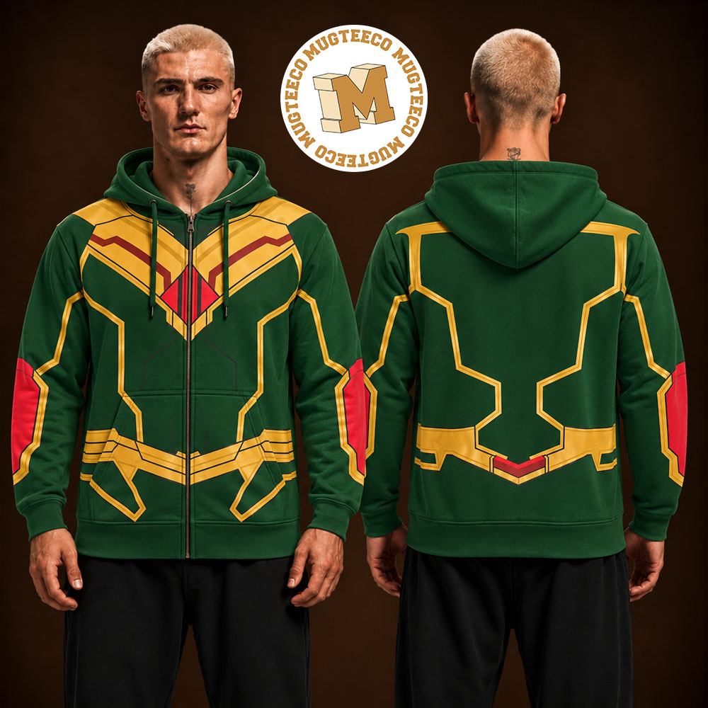 Marvel Television Vision Quest Vision Reversible Merch Tee Two Sided Unisex Zip Up Hoodie Shirt Marvel Television Vision Quest Vision Reversible Merch Tee Two Sided Unisex Zip Up Hoodie Shirt