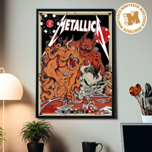 Metallica Las Vegas NV 2026 Event Poster At Sphere On October 8 2026 Home Decor Poster Canvas