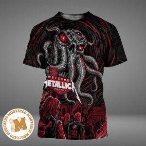 Metallica Las Vegas NV Life Burns Faster Tour 2026 Event Poster At Sphere On October 1 2026 All Over Print Shirt
