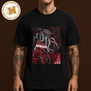 Metallica Las Vegas NV Life Burns Faster Tour 2026 Event Poster At Sphere On October 1 2026 Unisex T-Shirt