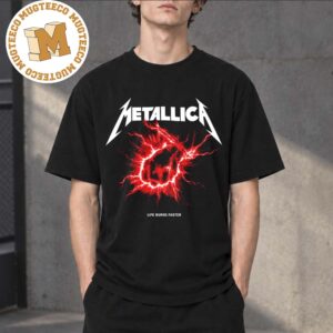 Metallica X Adidas Life Burns Faster 2026 Tour At Sphere Las Vegas Merch Tee Unisex T-Shirt