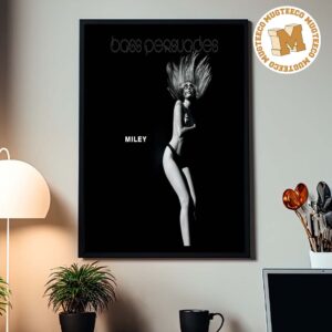 Miley Cyrus Merch Bass Persuades Hollywood Bowl Home Decor Poster Canvas