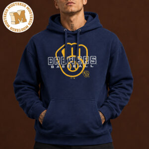 Milwaukee Brewers Navy Stellar Pullover Unisex Hoodie Shirt