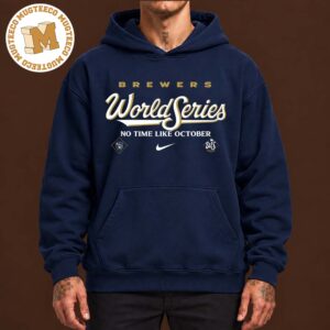 Milwaukee Brewers Nike Navy 2026 World Series Unisex Hoodie Shirt