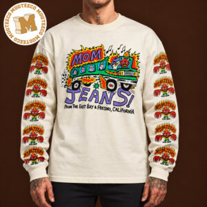 Mom Jeans Band Merch Tee From The East Bay And Fresno,California Unisex Long Sleeve Shirt