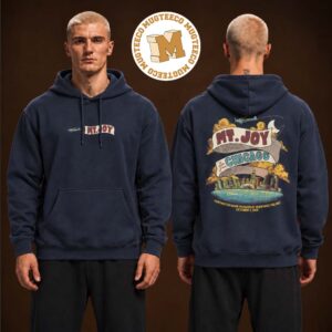 Mt Joy Chicago 2026 Merch Tee Huntington Bank Pavilion At Northerly Island On October 3 2026 Two Sided Unisex Navy Hoodie Shirt