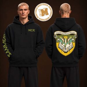 My Chemical Romance Los Angeles CA 2026 Merch Tee At Hollywood Bowl Back Sided Fish And Book Unisex Black Hoodie Shirt