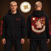 My Chemical Romance Los Angeles CA 2026 Merch Tee At Hollywood Bowl Back Sided Fish And Book Unisex Black Hoodie Shirt