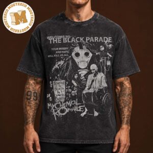My Chemical Romance Merch Tee Land of Plenty Unisex Washed Shirt