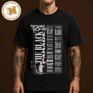 My Chemical Romance Merch Tee The Black Parade Deluxe Tracklist Unisex T-Shirt