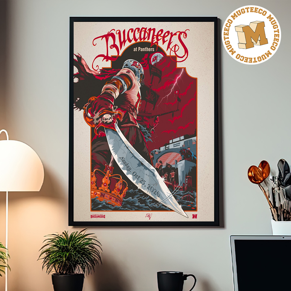 NFC Tampa Bay Buccaneers Vs Carolina Panthers At Charlotte Stadium On October 25 2026 Home Decor Poster Canvas NFC Tampa Bay Buccaneers Vs Carolina Panthers At Charlotte Stadium On October 25 2026 Home Decor Poster Canvas