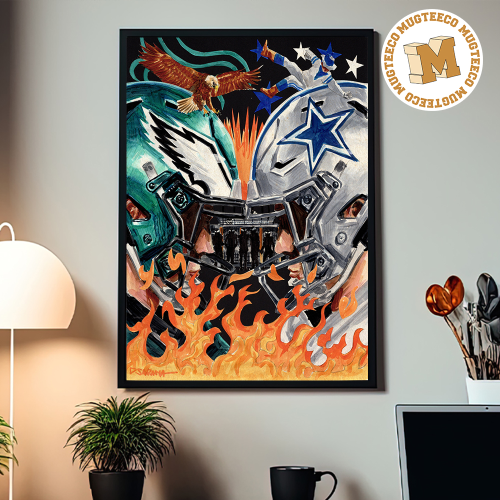 NFL Philadelphia Eagles VS Dallas Cowboys On October 27 2026 Home Decor Poster Canvas NFL Philadelphia Eagles VS Dallas Cowboys On October 27 2026 Home Decor Poster Canvas