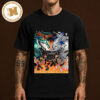 Rocket From The Crypt Band Merch Tee The Trembling Skull Unisex Black T-Shirt
