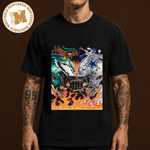 NFL Philadelphia Eagles VS Dallas Cowboys On October 27 2026 Unisex T-Shirt