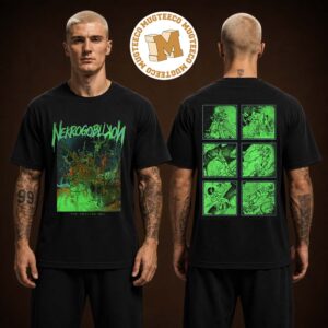 Nekrogoblikon Merch Tee The Boiling Sea Two Sided Unisex Black T-Shirt
