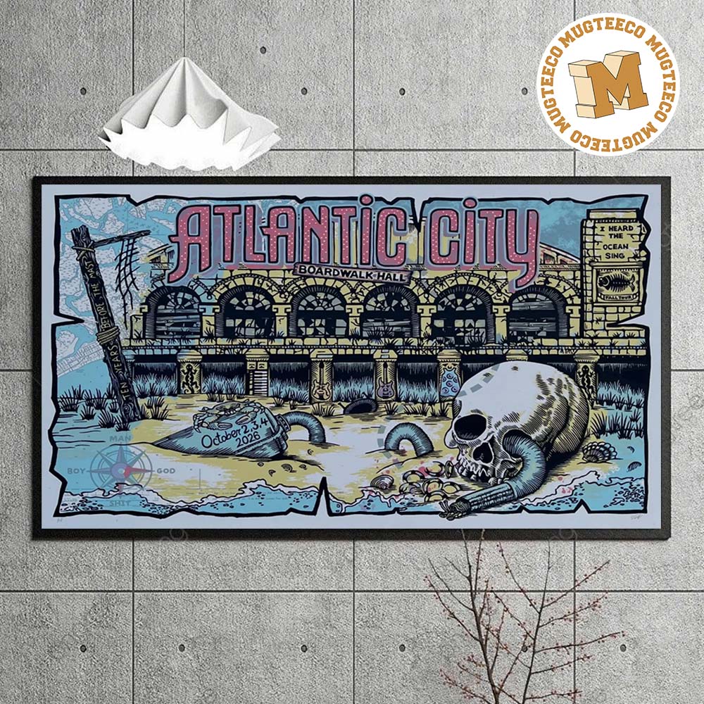 Phish Atlantic NJ 2026 Event Poster At Jim Whelan Boardwalk Hall On October 2 3 4 2026 Phish Atlantic NJ 2026 Event Poster At Jim Whelan Boardwalk Hall On October 2 3 4 2026