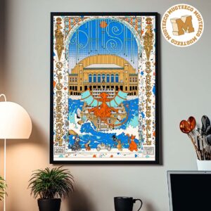 Phish Atlantic NJ 2026 Event Poster At Jim Whelan Boardwalk Hall On October 2- 4 2026 Home Decor Poster Canvas