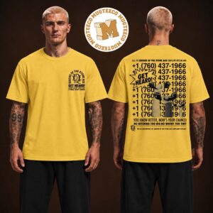 Queens of the Stone Age Band Merch Tee Complaint Line Two Sided Unisex T-Shirt