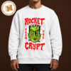 Rocket From The Crypt Band Merch Tee The Trembling Skull Unisex Black T-Shirt