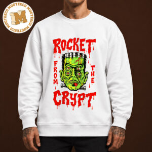 Rocket From The Crypt Band Exclusive Tee The Frankenstein Unisex White Long Sleeve Shirt