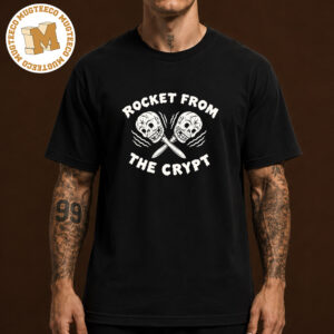 Rocket From The Crypt Band Merch Tee The Trembling Skull Unisex Black T-Shirt