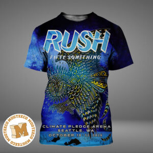 Rush Fifty Something Seattle WA 2026 Event Poster At Climate Pledge Arena On October 10 12 2026 All Over Print Shirt