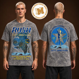 Rush Fifty Something Seattle WA 2026 Event Tee At Climate Pledge Arena On October 10 12 2026 Two Sided Unisex T-Shirt