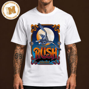 Rush Fifty Something Tour Seattle WA 2026 Event Poster At Climate Pledge Arena On October 10 And 12 2026 Unisex T-Shirt
