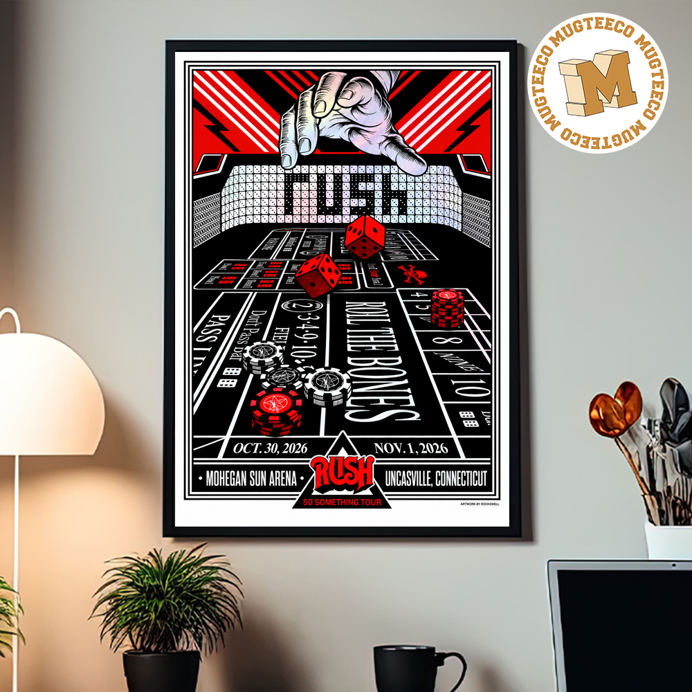 Rush Fifty Something Tour Uncasville CT 2026 Event Poster At Mohegan Sun Arena On October 30 And November 1 2026 Home Decor Poster Canvas Rush Fifty Something Tour Uncasville CT 2026 Event Poster At Mohegan Sun Arena On October 30 And November 1 2026 Home Decor Poster Canvas